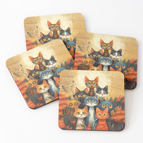 Item preview, Fantastic Funky Cats 48 designed and sold by Made-by-Gus.