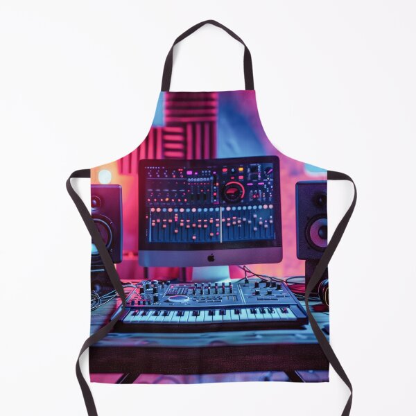 Item preview, Desk Setup With Keyboard Monitor and Speakers - Audio Scenes designed and sold by frequent-art.