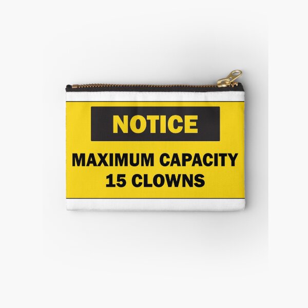 Item preview, Maximum Capacity 15 Clowns, Funny Bumper designed and sold by fanky-bumper.