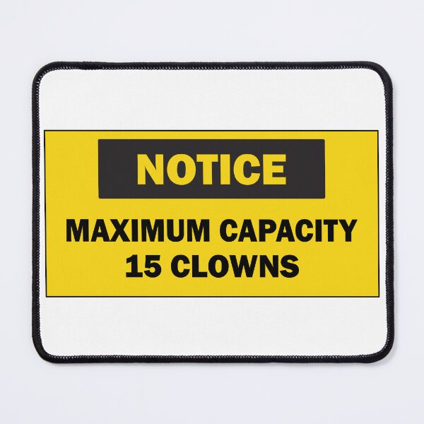 Item preview, Maximum Capacity 15 Clowns, Funny Bumper designed and sold by fanky-bumper.