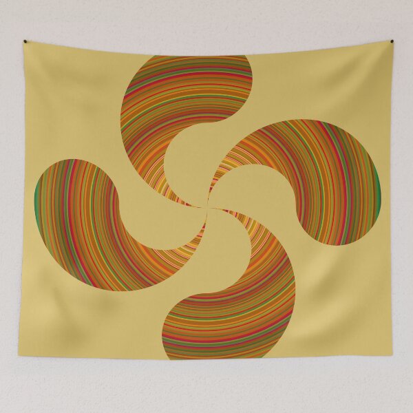 Item preview, lauburu of autumn colors designed and sold by Javier Arizabalo Garcia.