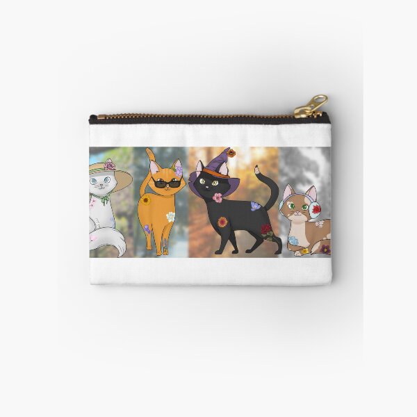 Item preview, The cat's seasons (with background) designed and sold by Lysynn.