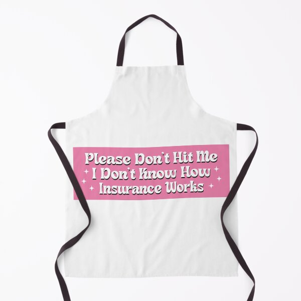 Item preview, Please Don't Hit Me I Don't Know How Car Insurance Works Funny Bumper designed and sold by fanky-bumper.
