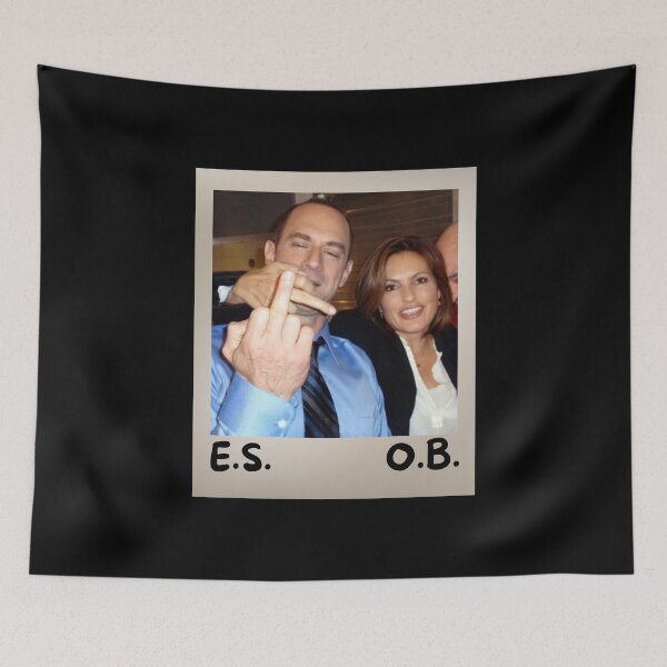 Item preview, Elliot Stabler And Olivia Benson Actors and musicians giving the middle finger meme designed and sold by ARTX4ART.