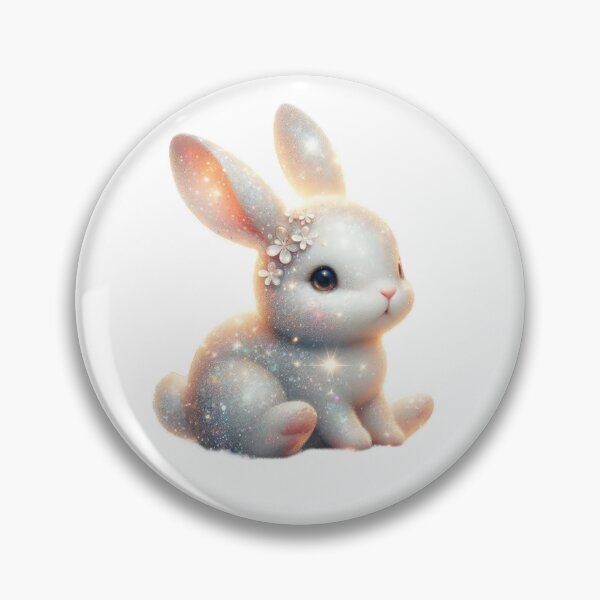 Item preview, Easter cute glitter bunny designed and sold by Expressions-Sel.