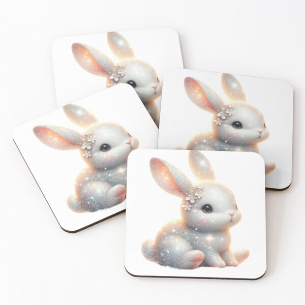 Item preview, Easter cute glitter bunny designed and sold by Expressions-Sel.