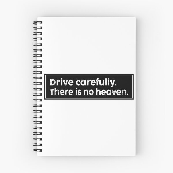 Item preview, Drive Carefully There is No Heaven Funny Bumper designed and sold by fanky-bumper.
