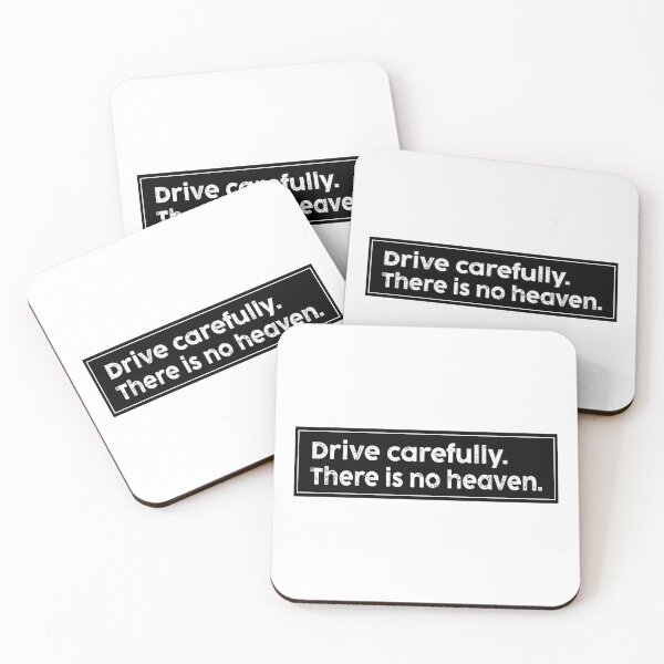 Item preview, Drive Carefully There is No Heaven Funny Bumper designed and sold by fanky-bumper.