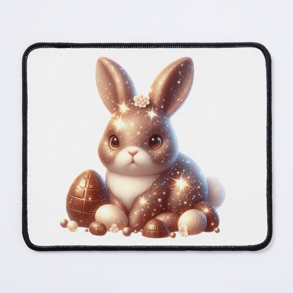 Item preview,  Easter cute shiny chocolate bunny designed and sold by Expressions-Sel.