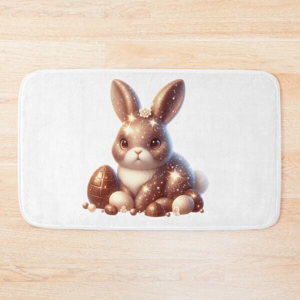 Item preview,  Easter cute shiny chocolate bunny designed and sold by Expressions-Sel.
