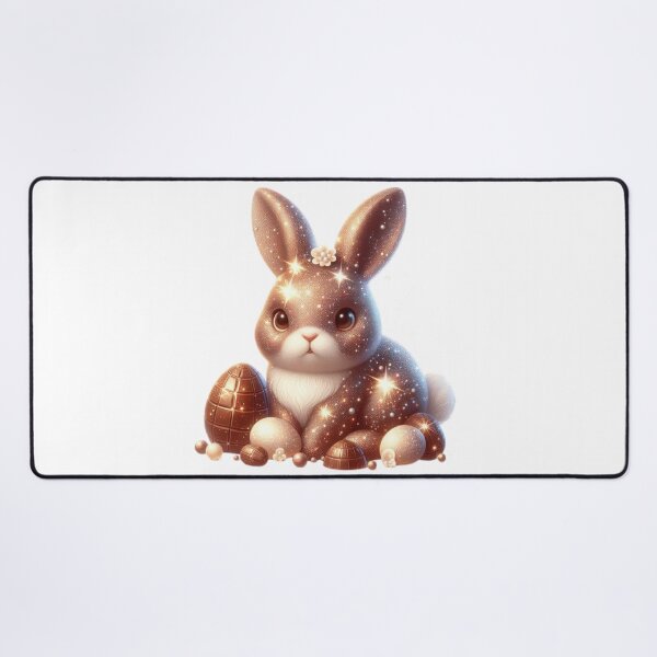Item preview,  Easter cute shiny chocolate bunny designed and sold by Expressions-Sel.
