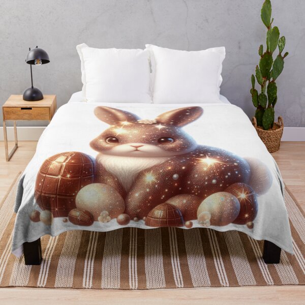 Item preview, Easter cute shiny chocolate bunny designed and sold by Expressions-Sel.
