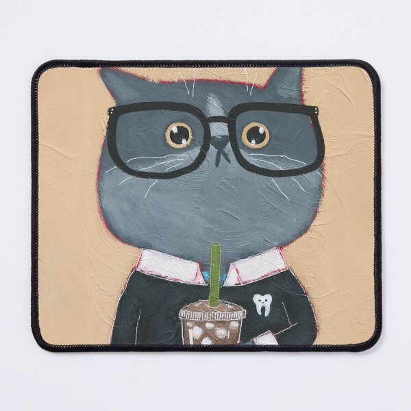 Item preview, Natalie Front Desk Receptionist designed and sold by KilkennyCat Art.