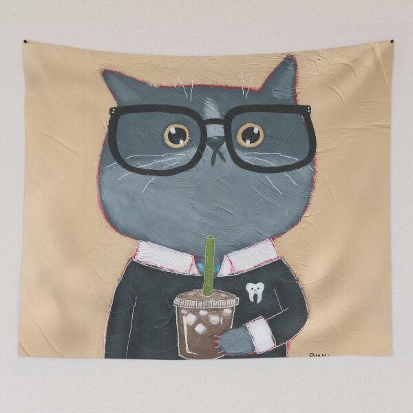 Item preview, Natalie Front Desk Receptionist designed and sold by KilkennyCat Art.