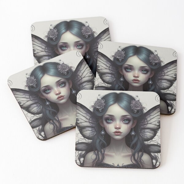 Item preview,  Pretty Fairy with Black Wings designed and sold by T-shirtMill.