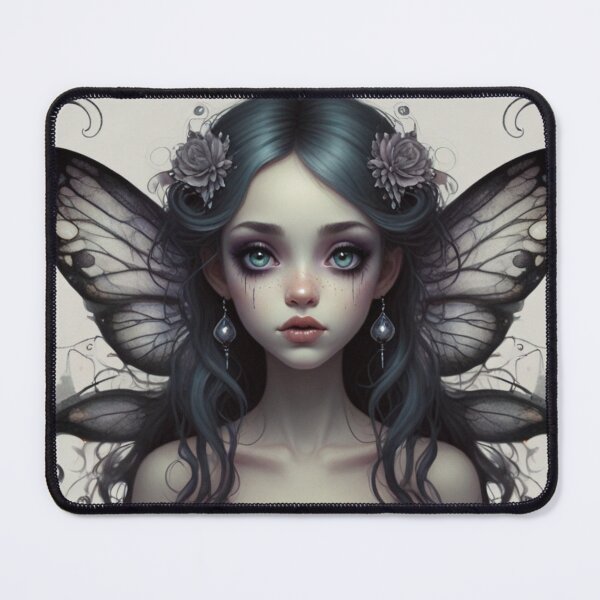 Item preview, Pretty Fairy with Black Wings designed and sold by T-shirtMill.