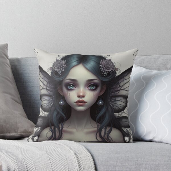 Item preview,  Pretty Fairy with Black Wings designed and sold by T-shirtMill.
