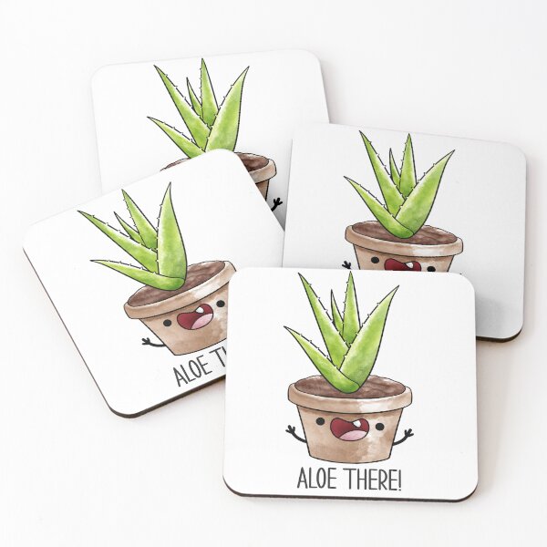 Item preview, Aloe There ! Cute Aloe Plants  designed and sold by RR-Arts.