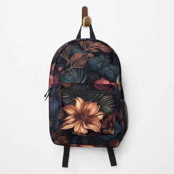 Item preview, Vintage Dark Botanical Illustration of Exotic Flowers designed and sold by Jozefin's Studio.