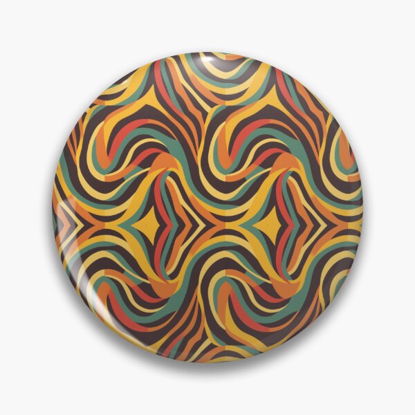 Aperçu de l'œuvre Motif de lignes ondulées dynamiques : couleurs vives créée et vendue par DesigntshirtWB.