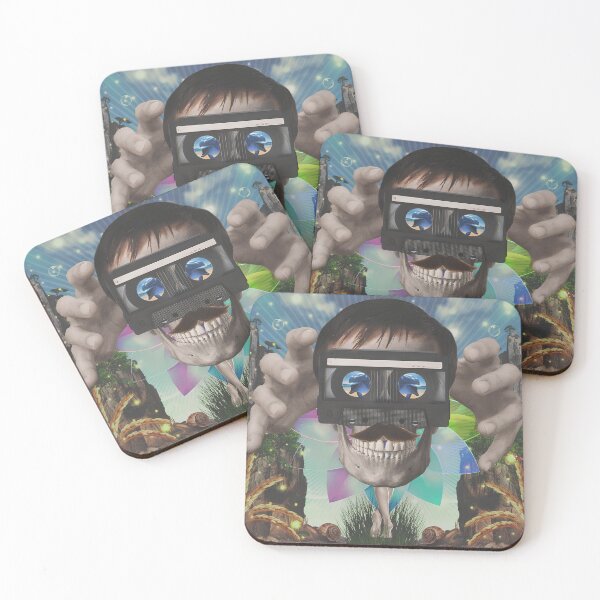 Item preview, Cassette head with moustache designed and sold by goodluckplane.