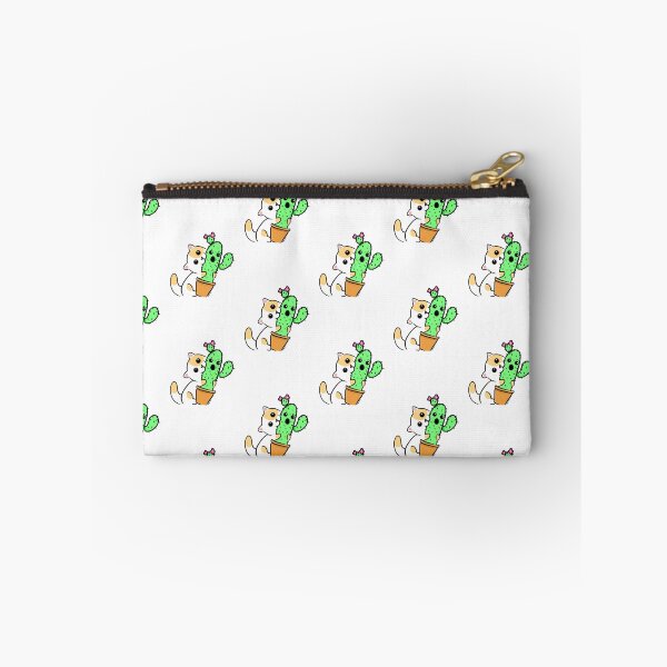 Item preview, Cute cartoon cat eating a cactus  designed and sold by RmArt.