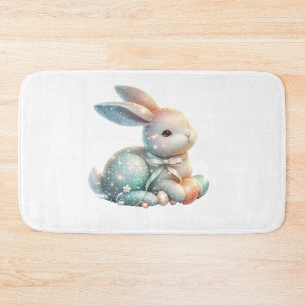 Item preview, cute  Easter glitter bunny designed and sold by Expressions-Sel.