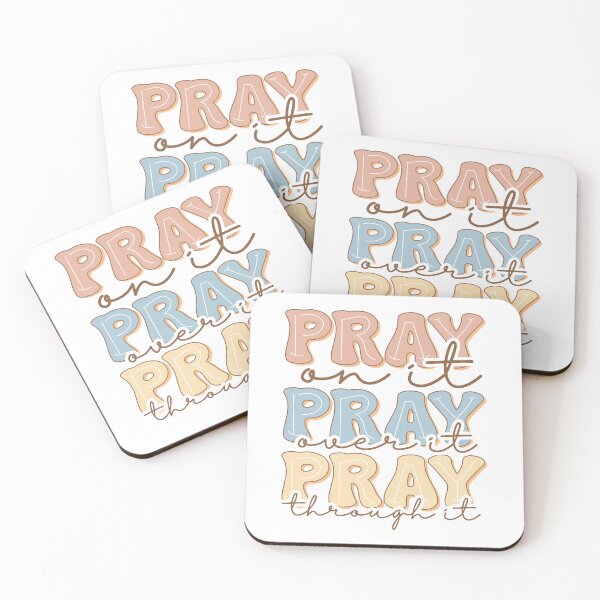 Item preview, Pray on it, over, through it Christian motivational quote  designed and sold by SassyFaithGirl.