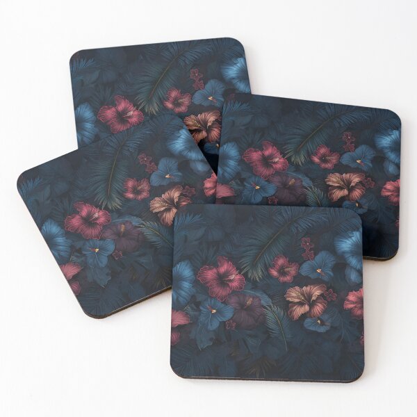 Item preview, Midnight Oasis of Tropical Flora designed and sold by Jozefin's Studio.