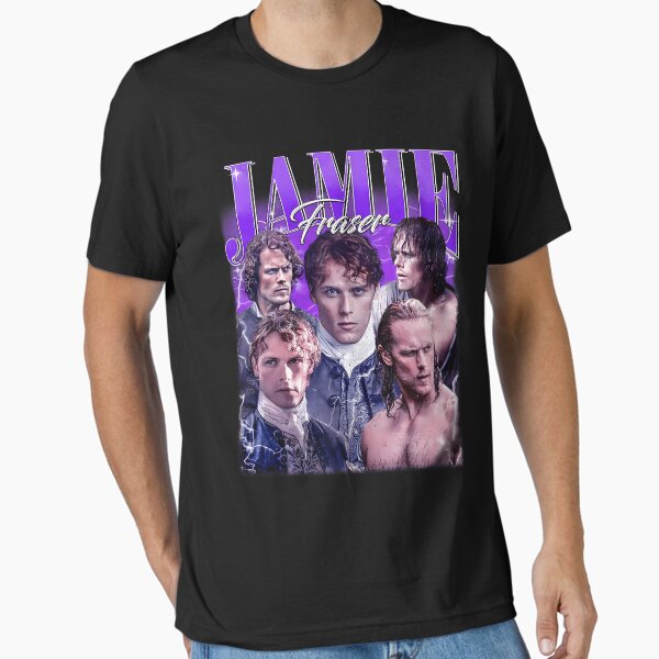 Vista previa del artículo con la obra « Camiseta vintage limitada de Jamie Fraser Outlander, regalo para mujeres y hombres», diseñado y vendido por JonathCormier.