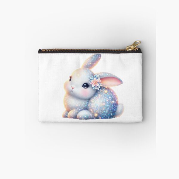 Item preview,  Easter cute glitter bunny with a flower designed and sold by Expressions-Sel.