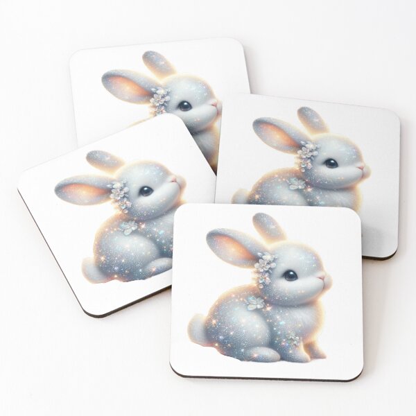 Item preview,  Easter cute  bunny with crystal flower designed and sold by Expressions-Sel.
