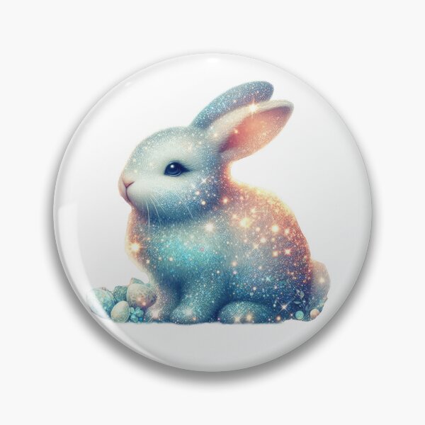 Item preview, shining Easter cute bunny  designed and sold by Expressions-Sel.