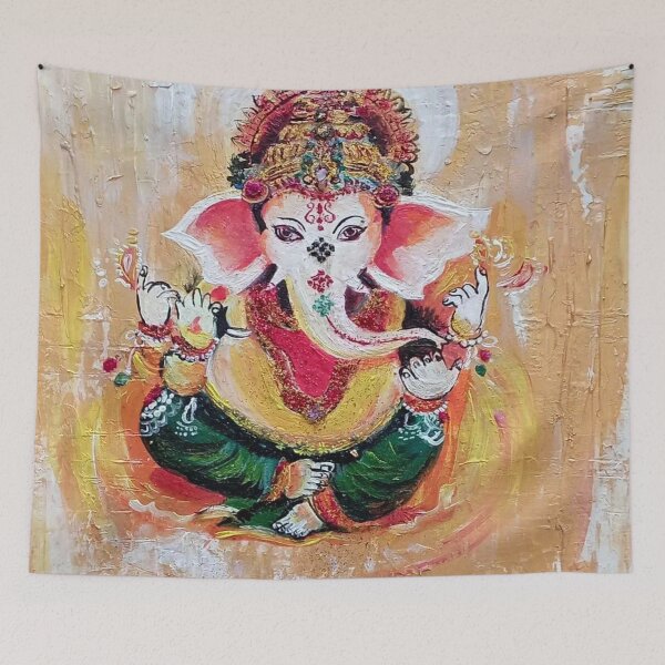 Item preview, Ganesha goddess of wealth designed and sold by saraperry.