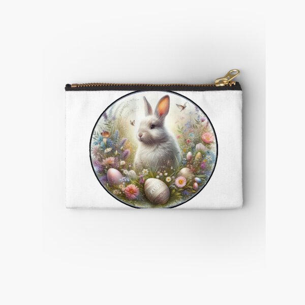 Item preview, easter bunny with easter eggs and flowers designed and sold by Expressions-Sel.