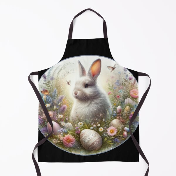 Item preview, easter bunny with easter eggs and flowers designed and sold by Expressions-Sel.