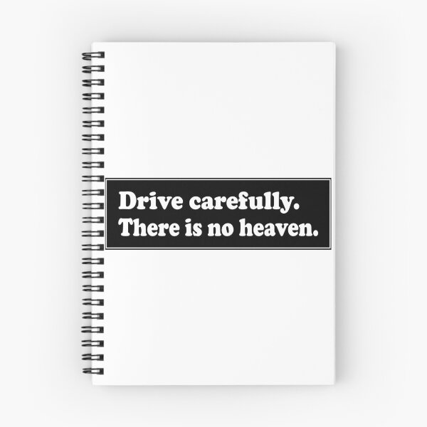 Item preview, Drive Carefully There is No Heaven Funny Bumper designed and sold by fanky-bumper.