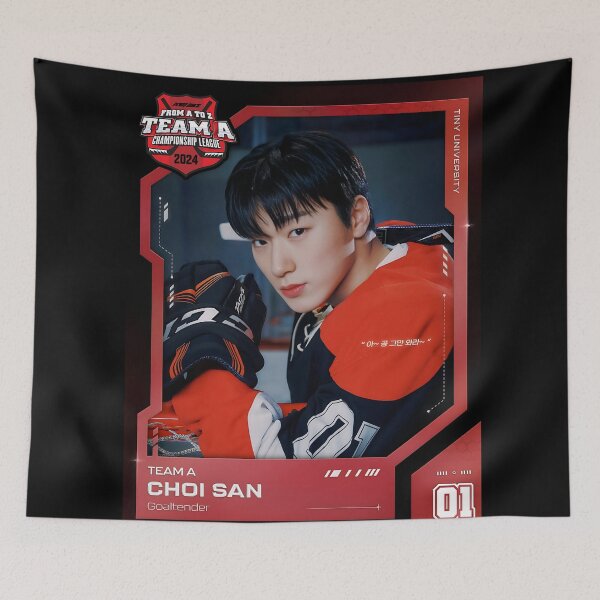 Item preview, SAN Ateez KPOP (FROM A TO Z) designed and sold by jaofnn.