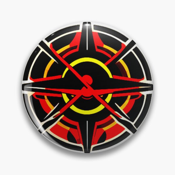 Item preview, Cardinal Crosshair Nexus - Directional Mastery Emblem designed and sold by Highlandkings.