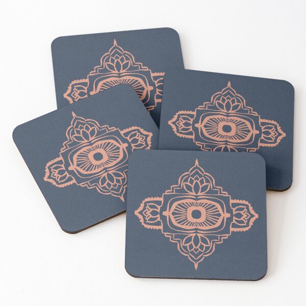 Item preview, Ajna Padma - Dusk + Coral designed and sold by Irene Estelle.