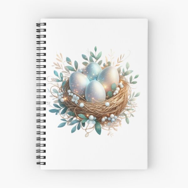 Item preview, nest with easter eggs designed and sold by Expressions-Sel.