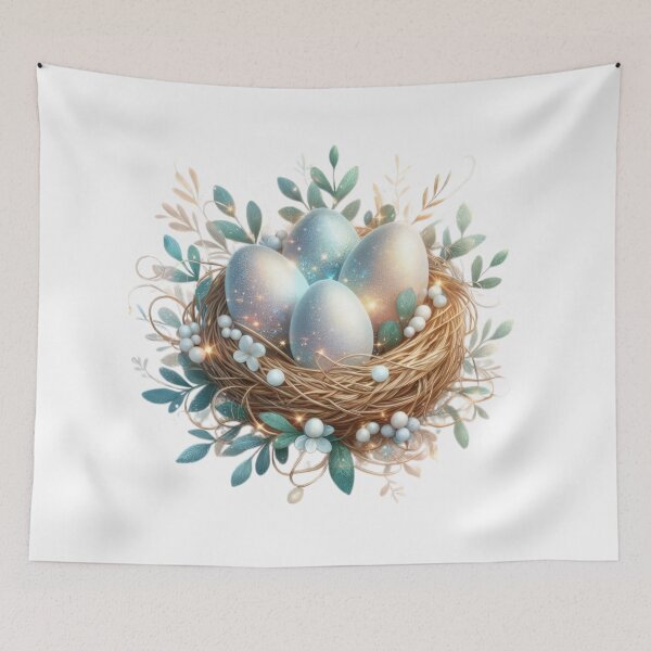 Item preview, nest with easter eggs designed and sold by Expressions-Sel.
