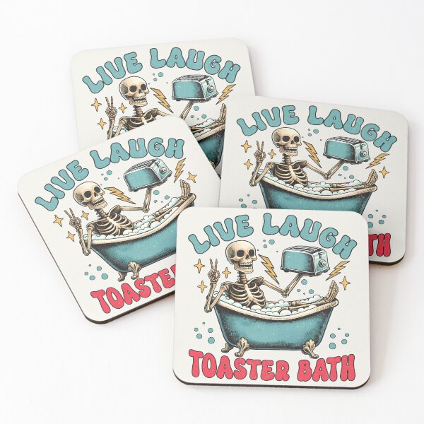Item preview, Live Laugh Toaster Bath designed and sold by BeansterNL.