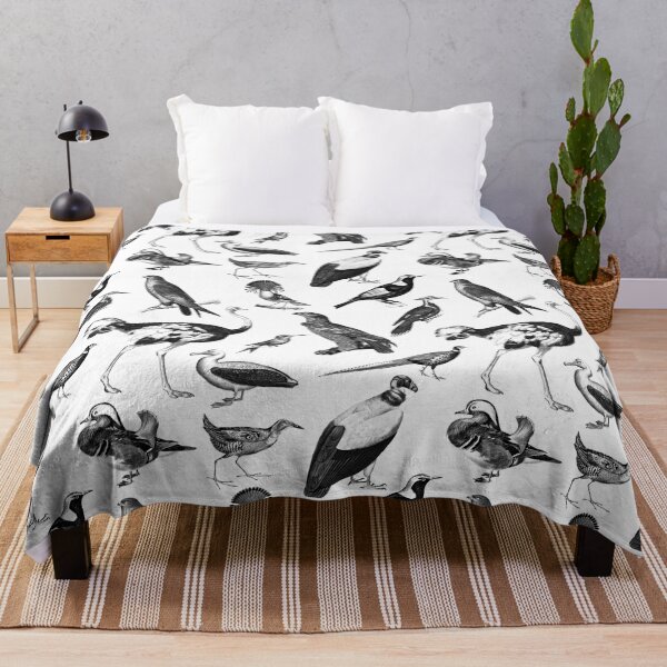 Item preview, Birds Vintage Illustrations Pattern designed and sold by alinabeska.