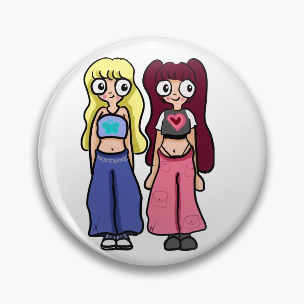 Item preview, YTwoEye blonde and brown hair friends  designed and sold by wyllows.