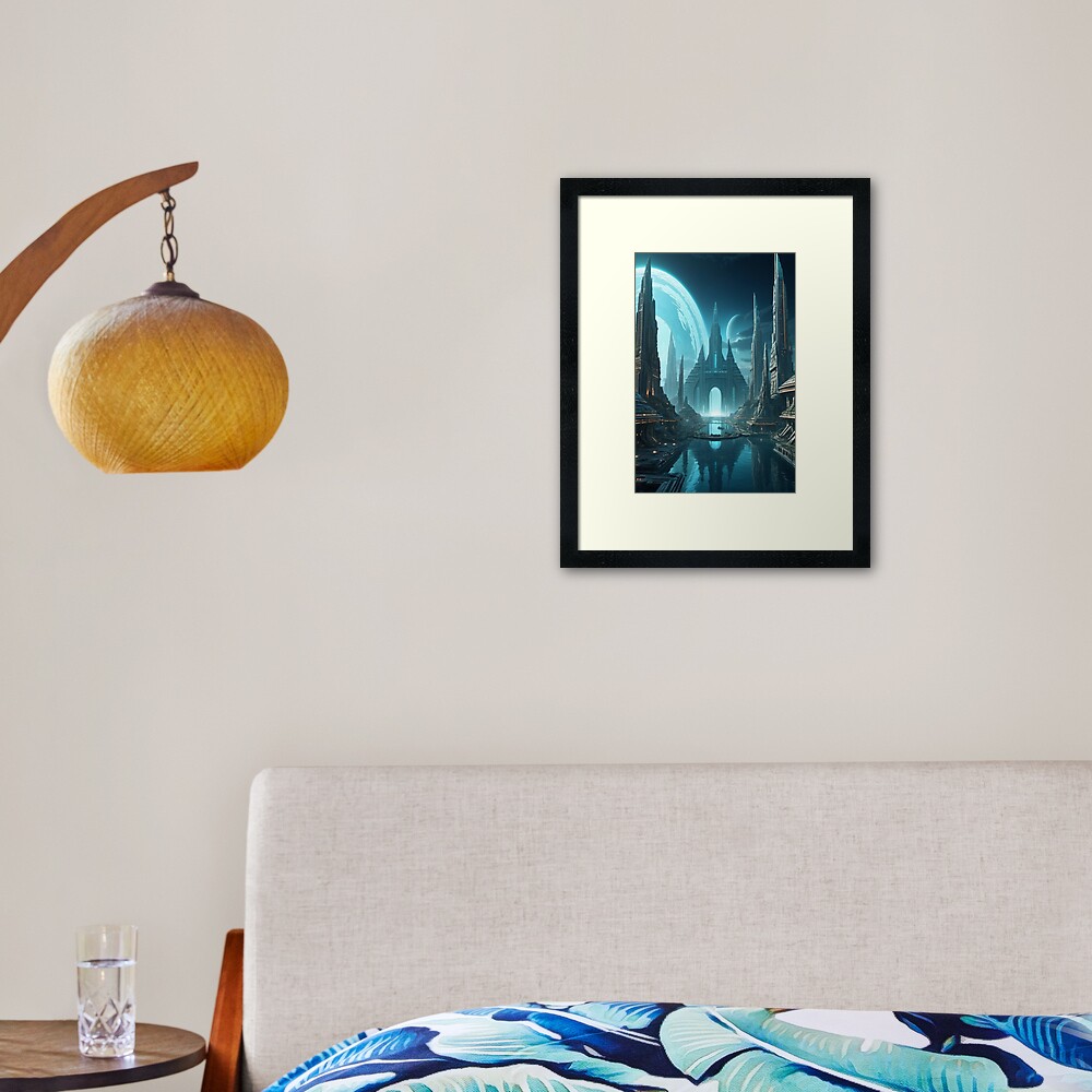 Item preview, Framed Art Print designed and sold by eXtraHumans.