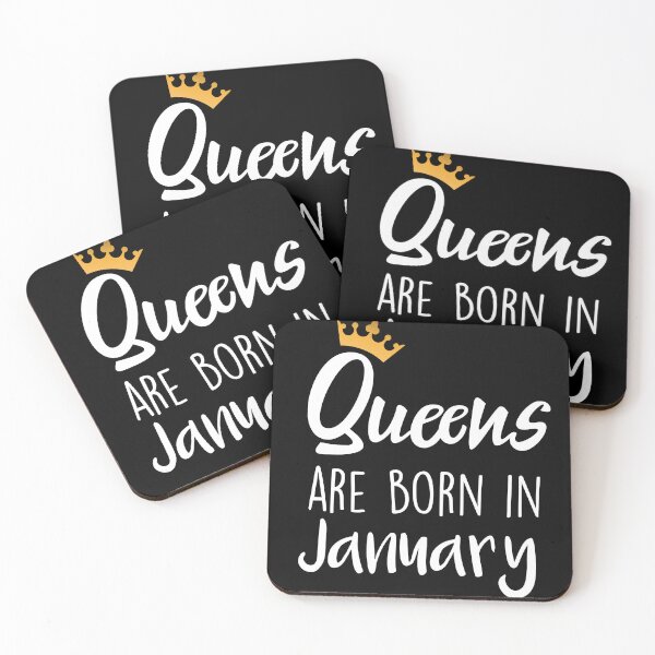 Item preview, Queens are born in January cool birthday for mothers sisters girls womens designed and sold by BHMARTS.