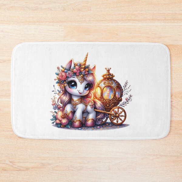 Item preview, cute unicorn with carriage and easter egg designed and sold by Expressions-Sel.