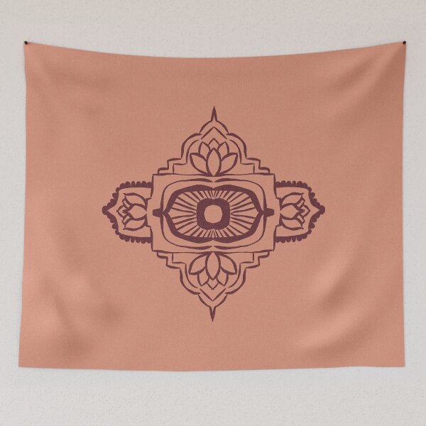 Item preview, Ajna Padma - Coral + Wine designed and sold by Irene Estelle.