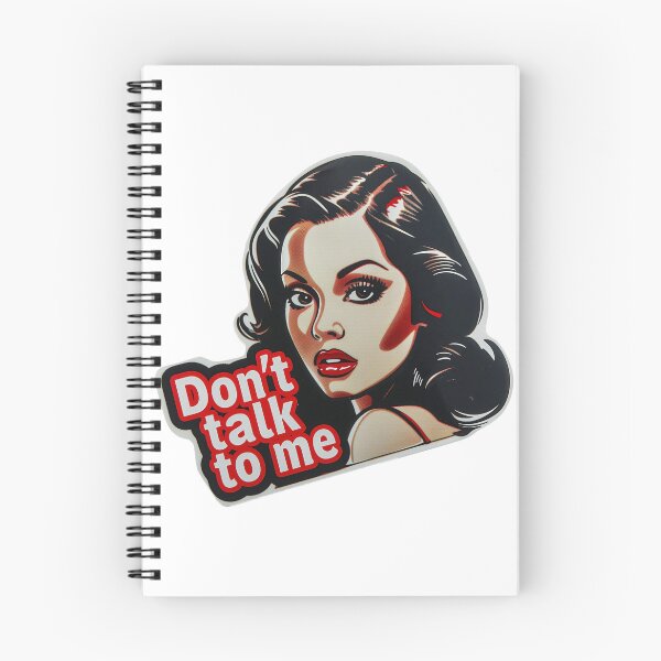 Item preview, Don't Talk to Me - Woman designed and sold by RevivalPopShop.